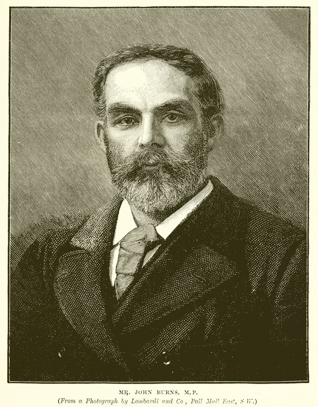 Mr. John Burns, M.P av English School