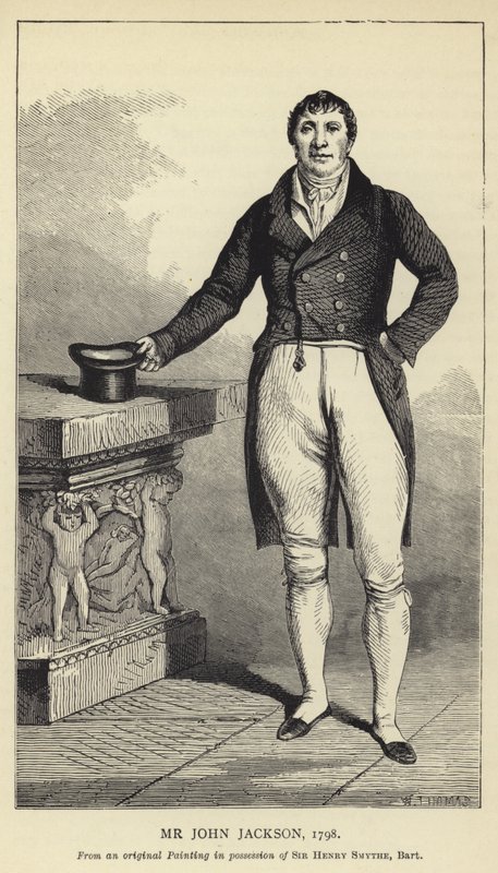 Mr John Jackson, 1798, Fra et originalt maleri i besittelse av Sir Henry Smythe, Baronet av English School