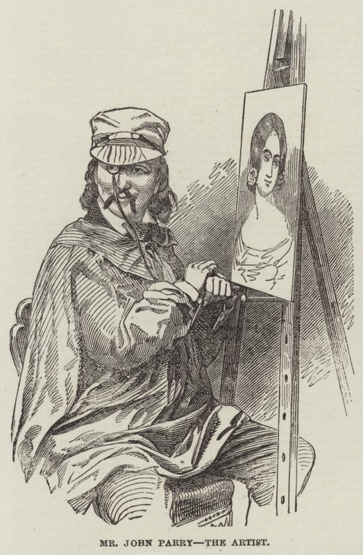 Mr John Parry, kunstneren (gravering) av English School