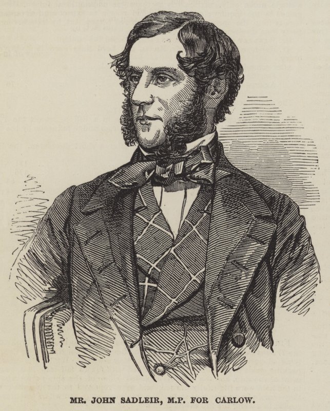 Mr John Sadleir, MP for Carlow (gravering) av English School