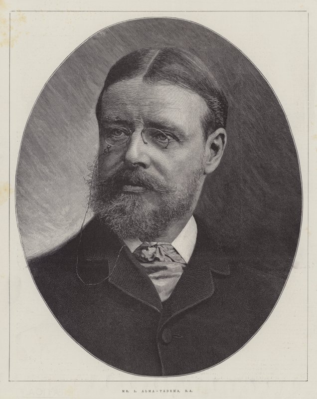 Mr L Alma-Tadema, RA (gravering) av English School