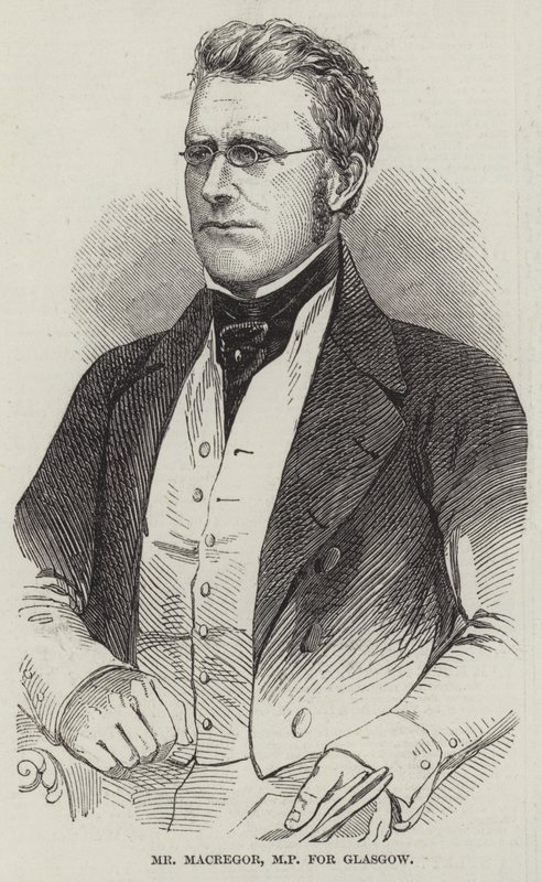 Mr MacGregor, MP for Glasgow (gravering) av English School