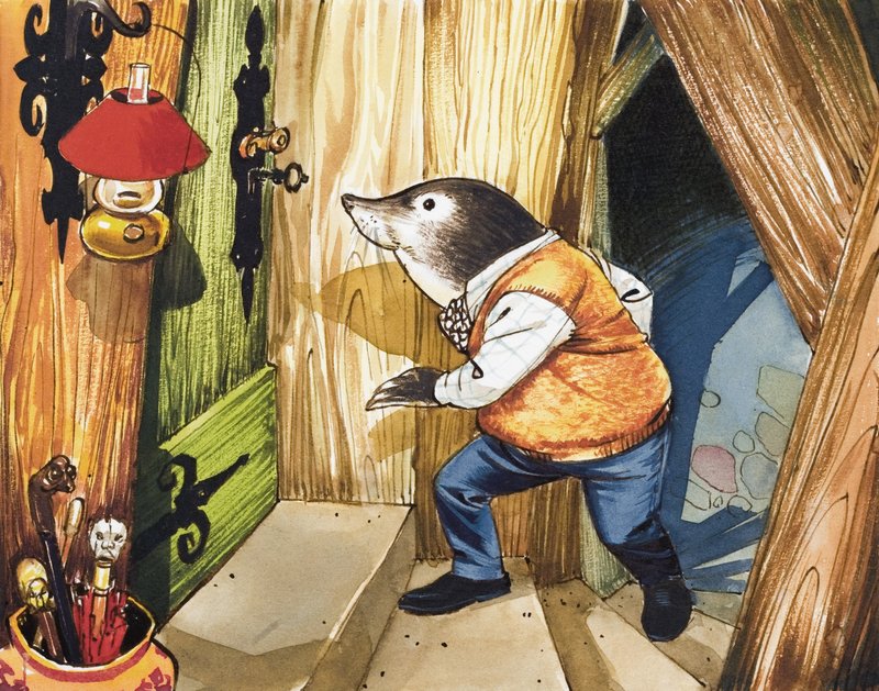 Mr Mole har besøk av English School