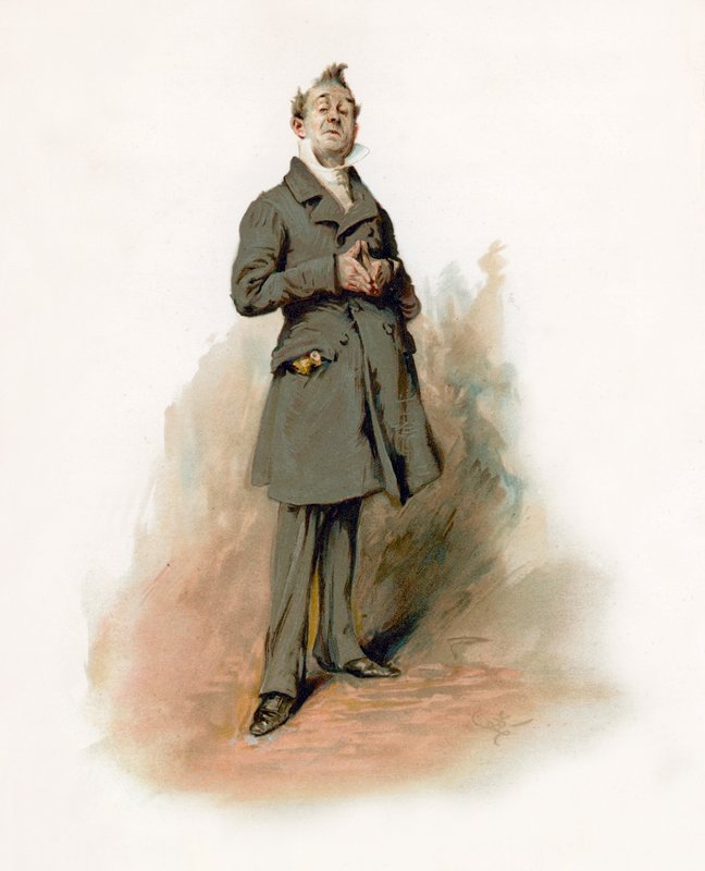 Mr Pecksniff fra Martin Chuzzlewit. 