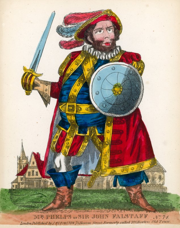 Mr Phelps som Sir John Falstaff av English School