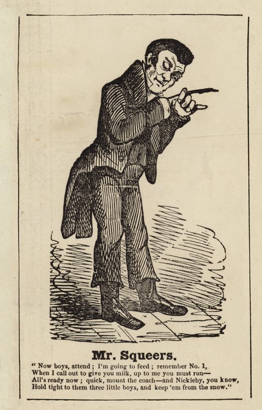 Mr Squeers fra Nicholas Nickleby av English School