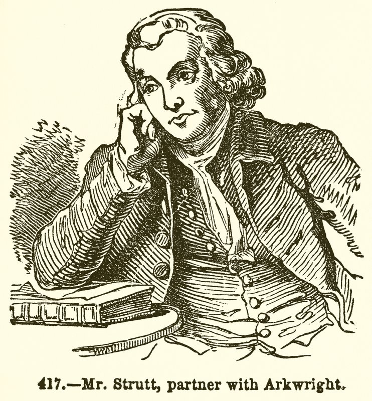 Mr. Strutt, partner med Arkwright av English School