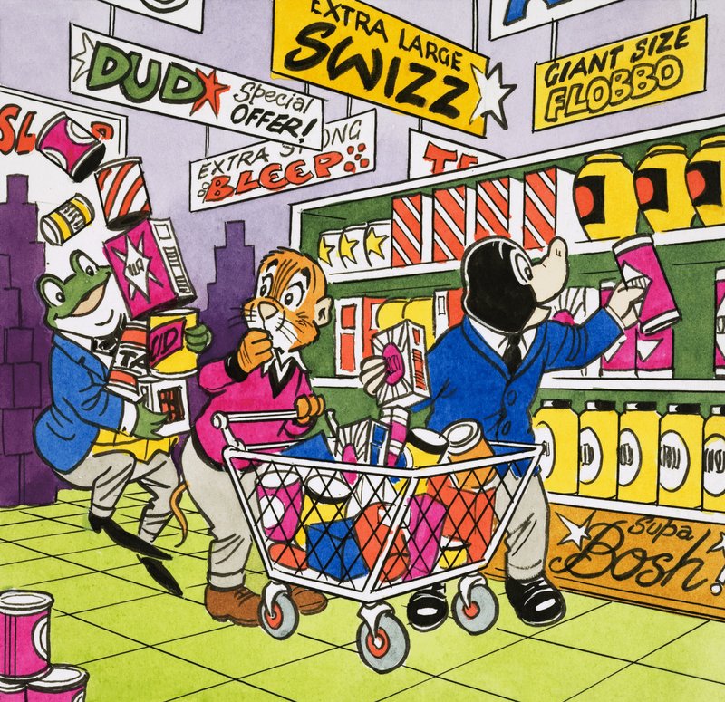 Mr Toad i supermarkedet av English School