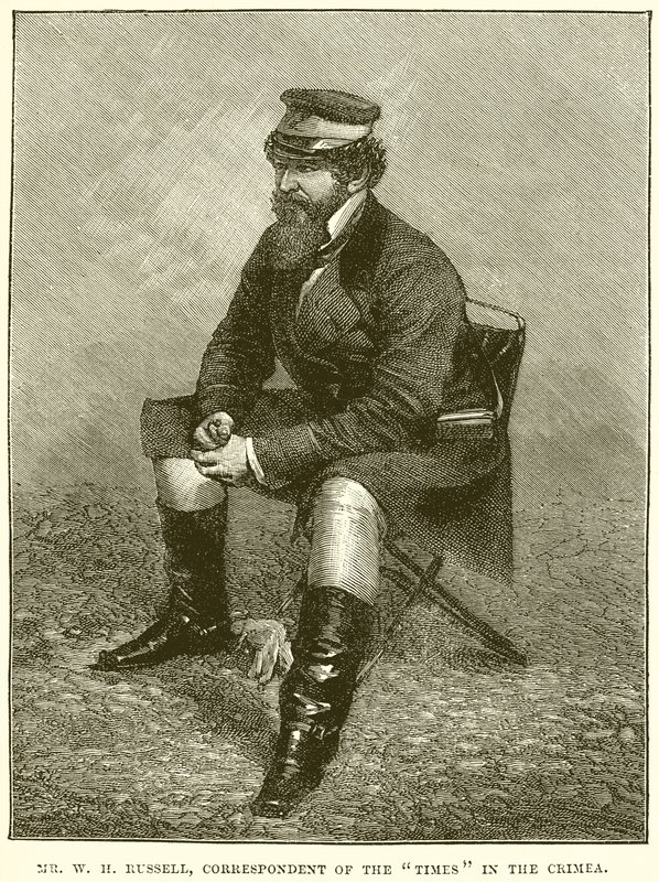 Mr. W. H. Russell, korrespondent for Times in the Crimea av English School