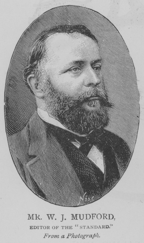 Mr WJ Mudford, redaktør av "Standard" (gravering) av English School