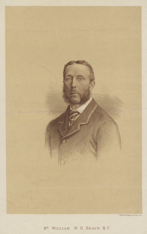 Mr William W B Beach, MP (litho) av English School