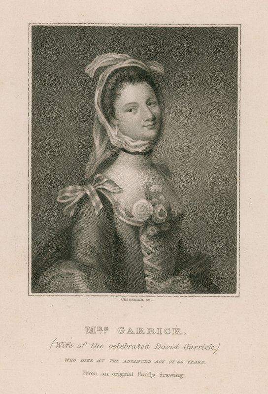 Mrs Garrick, kona til den berømte David Garrick av English School