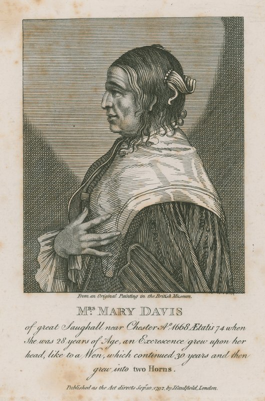 Mrs Mary Davis fra store Saughall nær Chester, 1668 av English School