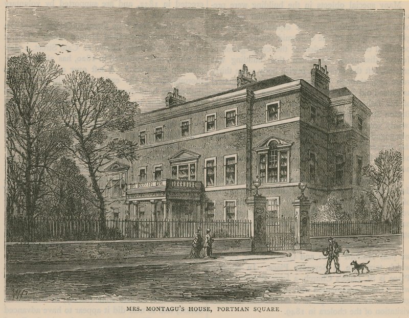 Mrs Montagu House, Portman Square, London av English School
