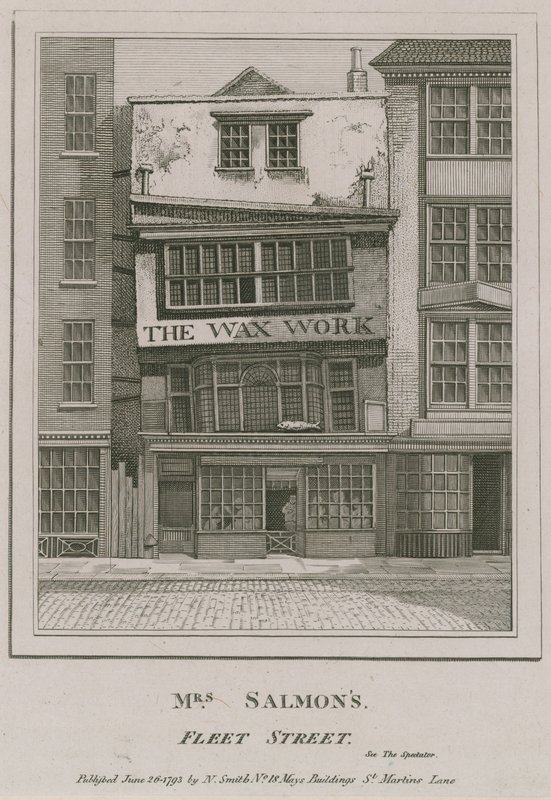 Mrs Salmons, The Wax Work, Fleet Street av English School