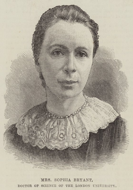 Fru Sophia Bryant, Doctor of Science ved London University (gravering) av English School