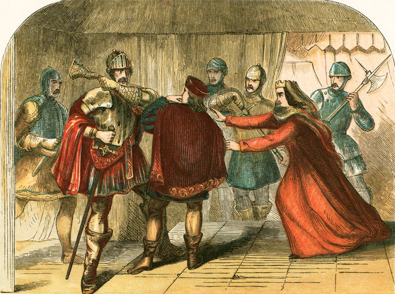 Mordet på prinsen av Wales av Edward IV og hans brødre av English School