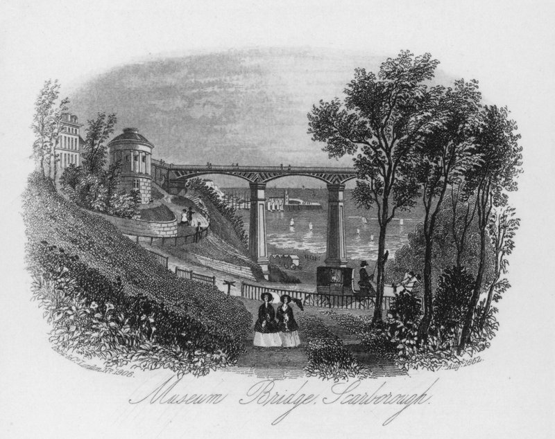 Museum Bridge, Scarborough (gravering) av English School