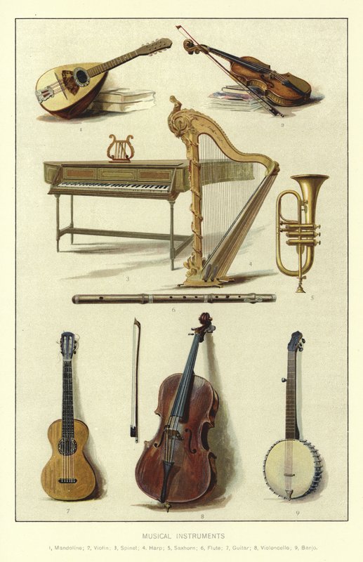 Musikkinstrumenter av English School