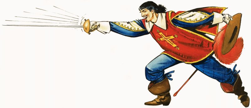 Musketer i aksjon av English School