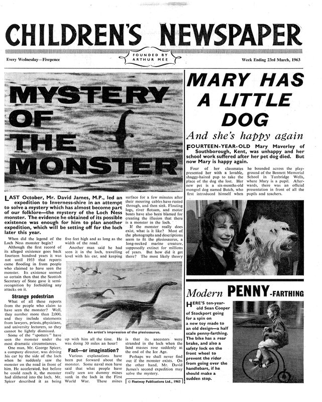 Mystery of the Monster, forsiden av 