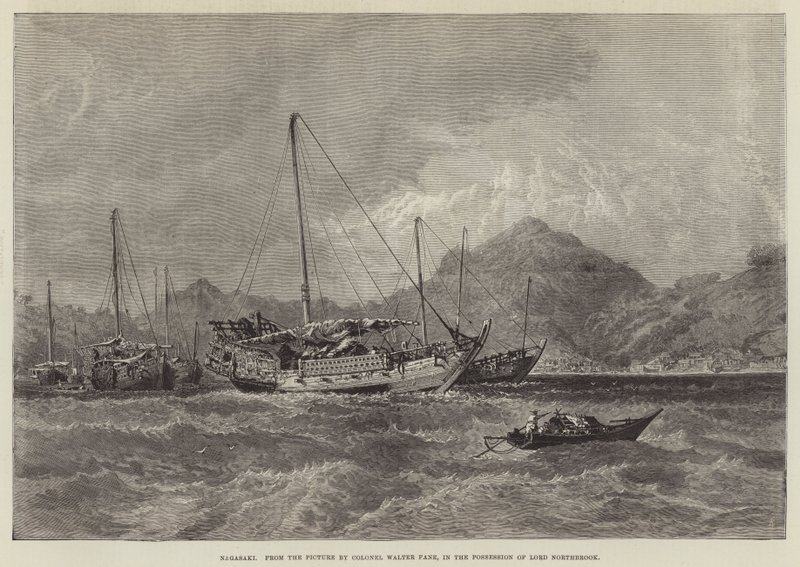 Nagasaki (gravering) av English School