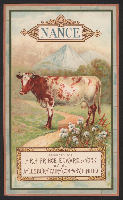 Nance, reklame for Aylesbury Dairy Company av English School