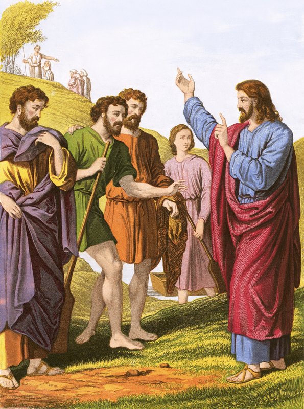 Natanael kommer til Jesus av English School
