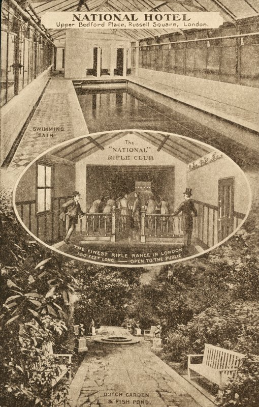 National Hotel, Upper Bedford Place, Russell Square, London av English School