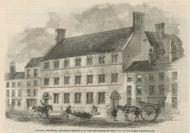 Nasjonale, industrielle og søndagsskoler til St John the Evangelist av English School
