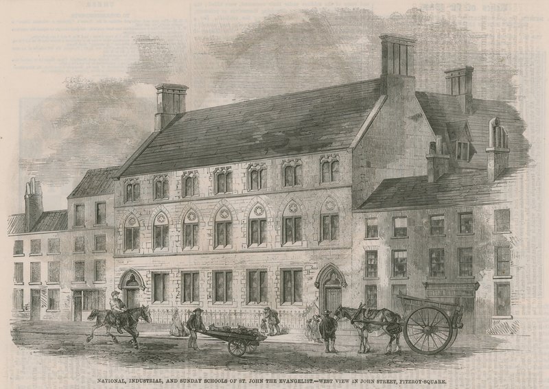 Nasjonale, industrielle og søndagsskoler til St John the Evangelist av English School