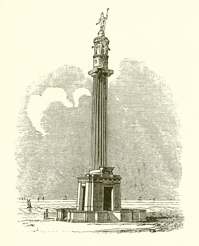 Nelsons Pillar, i Yarmouth av English School