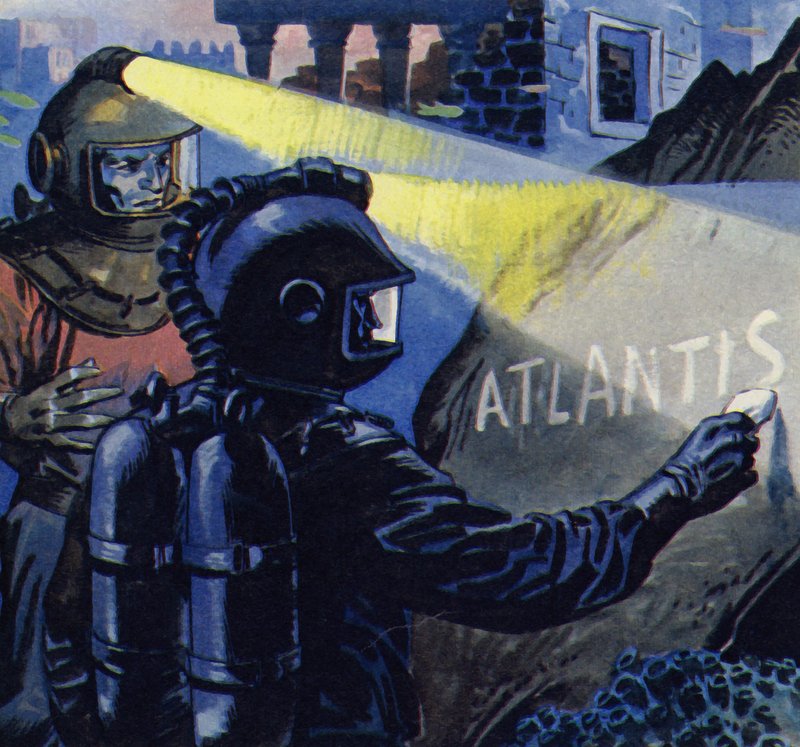 Nemo skrev Atlantis i krittstein av English School