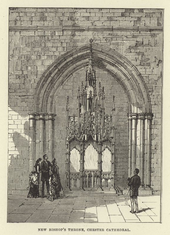 New Bishops Throne, Chester Cathedral av English School