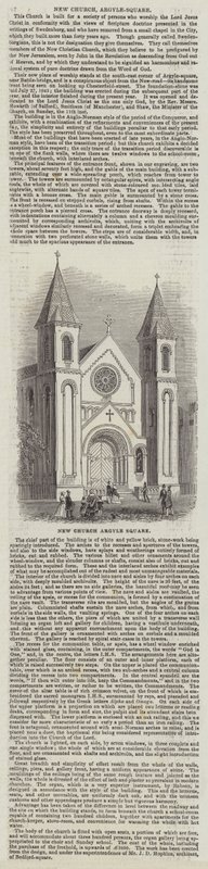 New Church, Argyle-Square (gravering) av English School