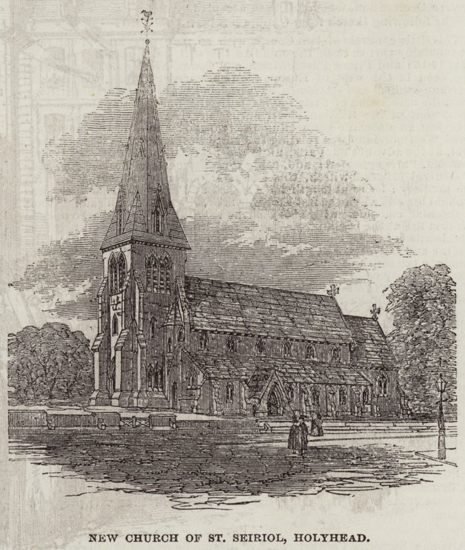 New Church of St Seiriol, Holyhead (gravering) av English School