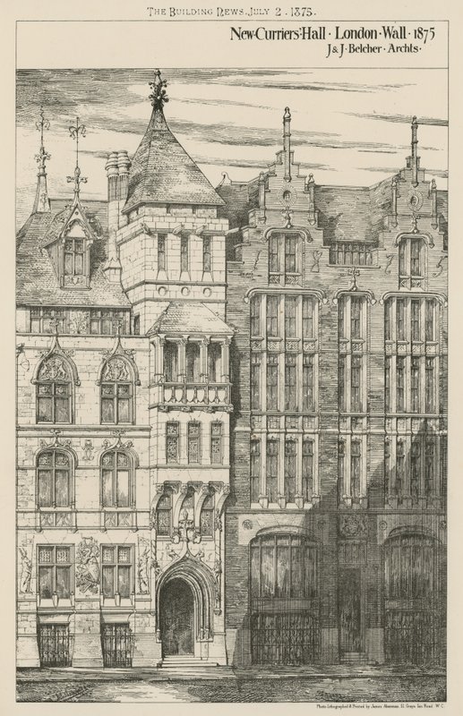 New Curriers Hall, London Wall av English School
