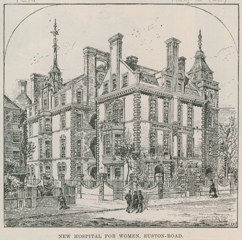 Nytt sykehus for kvinner, Euston Road, London av English School