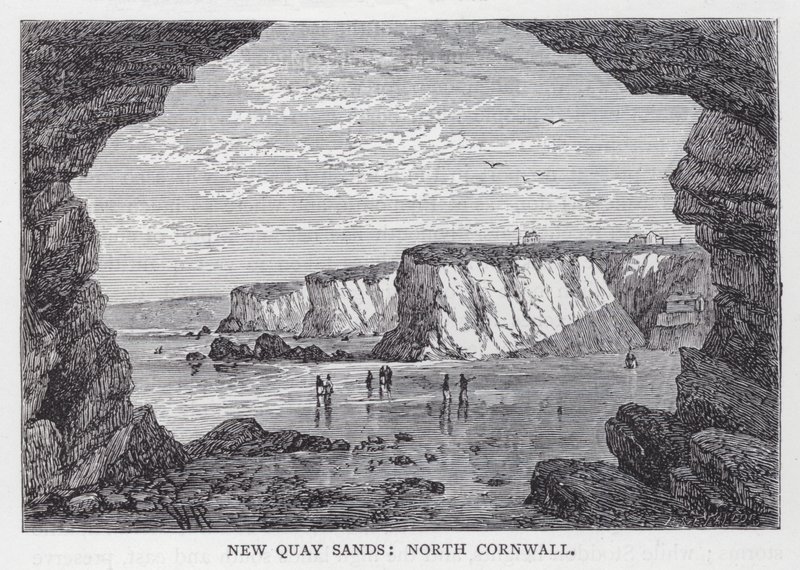New Quay Sands, North Cornwall (gravering) av English School