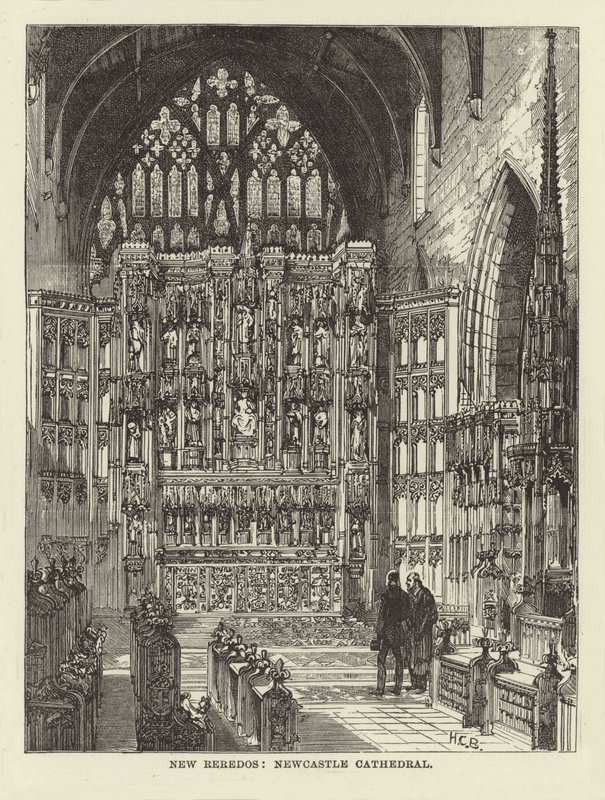 New Reredos, Newcastle Cathedral av English School