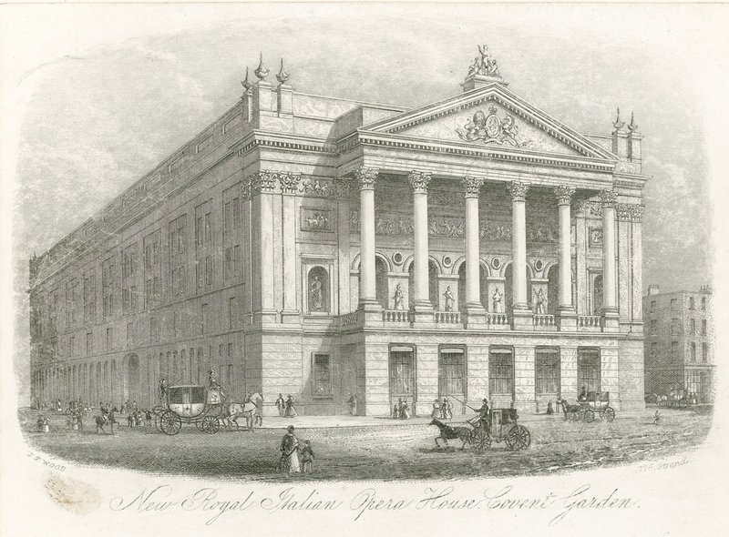 New Royal Italian Opera House, Covent Garden, London av English School