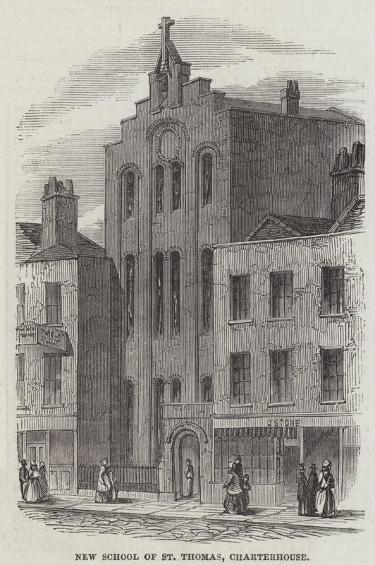 New School of St Thomas, Charterhouse (gravering) av English School