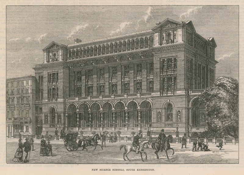New Science Schools, South Kensington, London av English School