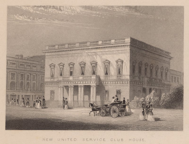 New United Service Club House, London av English School