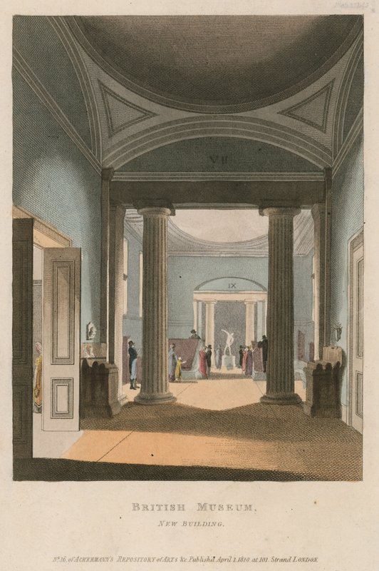 Ny bygning av British Museum av English School