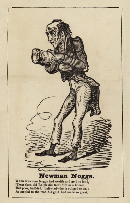 Newman Noggs fra Nicholas Nickleby av English School
