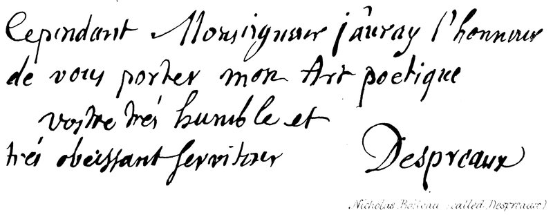 Nicholas Boileau (kalt Despreaux) av English School