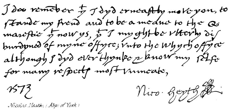 Nicolas Heath, (Abp: av York) av English School