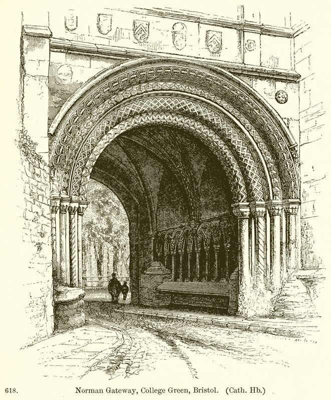 Norman Gateway, College Green, Bristol av English School