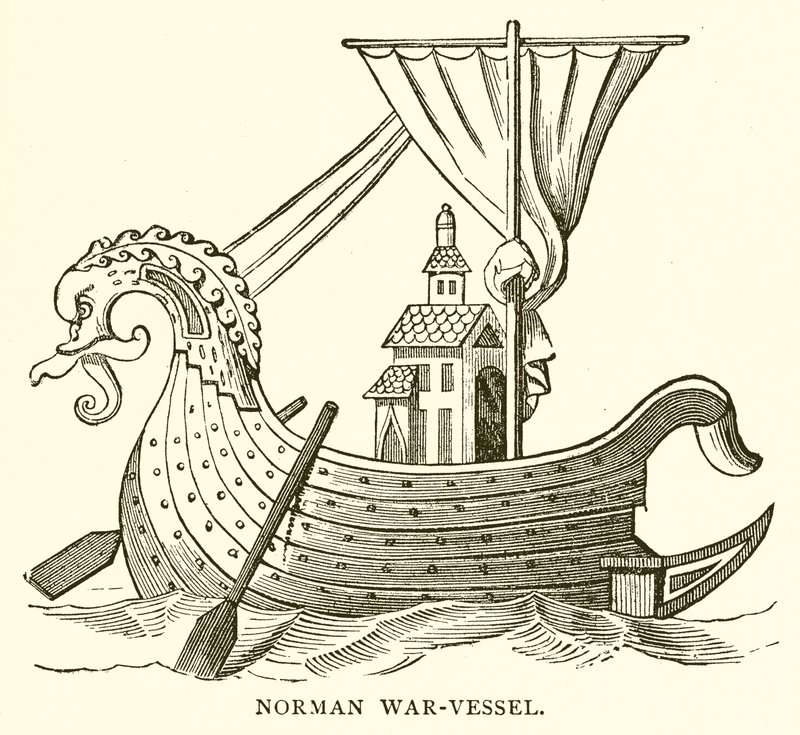 Norman krigsfartøy av English School